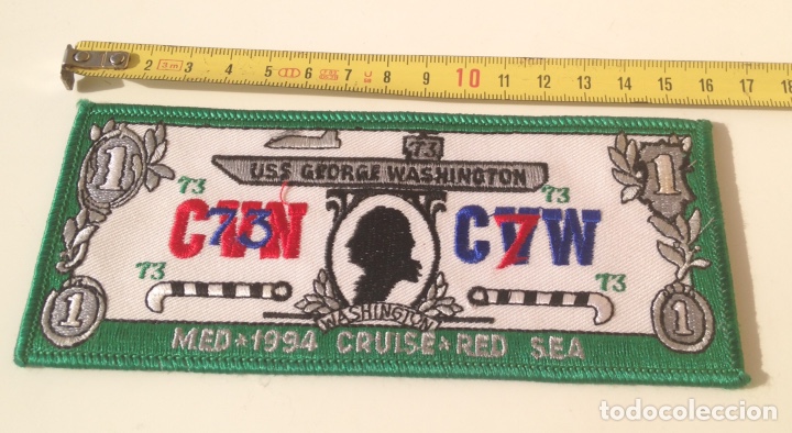 Militaria: PARCHE USS GEORGE WASHINGTON. - Foto 1
