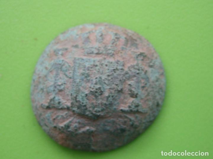 Militaria: Antiguo boton militar - Foto 1