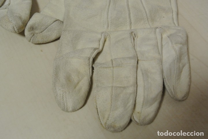 Militaria: GUANTES BLANCOS DEL EJERCITO - Foto 3