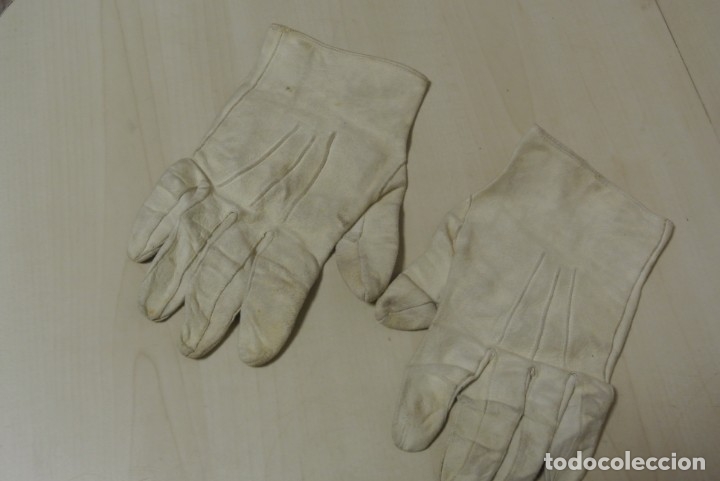 Militaria: GUANTES BLANCOS DEL EJERCITO - Foto 4