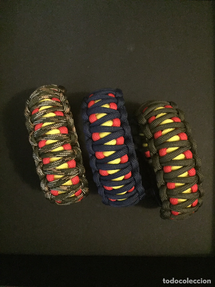 Militaria: Lote Espa&ntilde;a pulseras