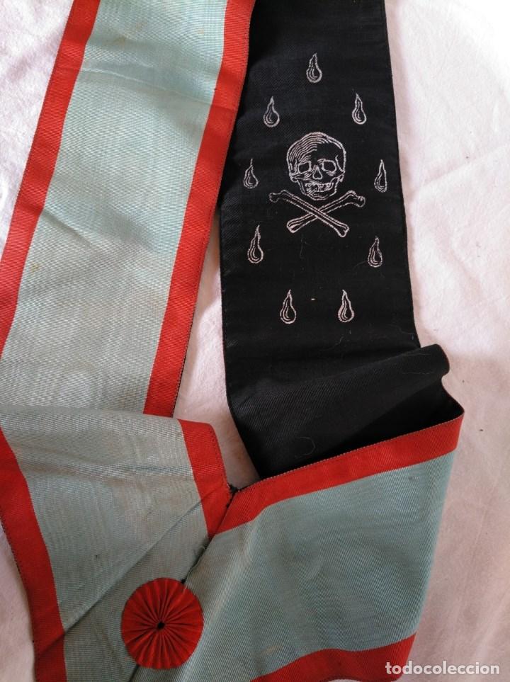 Militaria: BANDA MAS&Oacute;NICA REVERSIBLE. - Foto 2