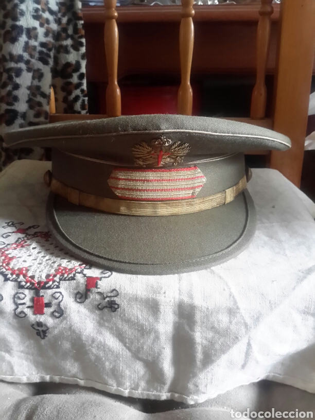 Militaria: Gorra de plato de Sargento - Foto 1