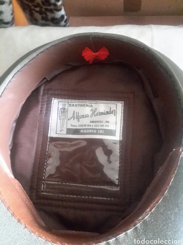 Militaria: Gorra de plato de Sargento - Foto 2