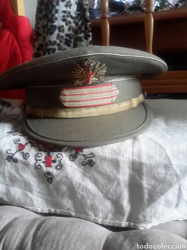 Militaria: Gorra de plato de Sargento - Foto 3