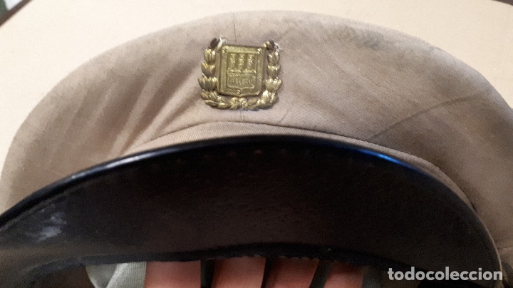 Militaria: Gorra antigua de 56 cm de per&iacute;metro interior - Foto 3