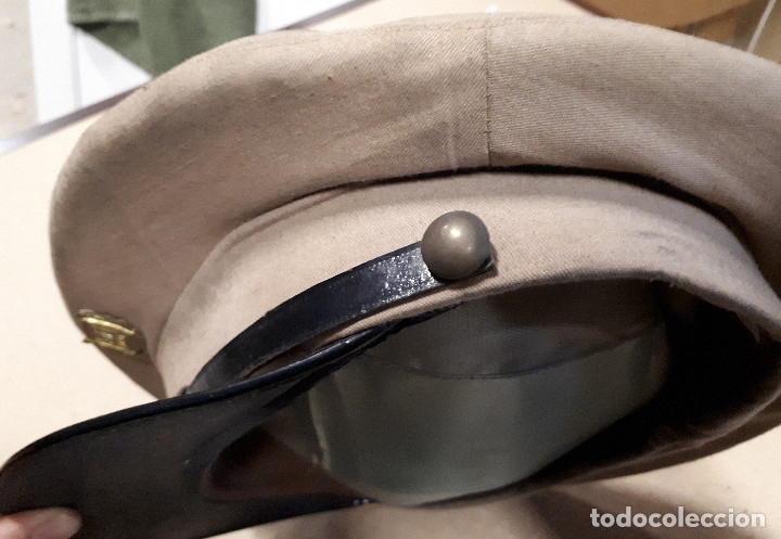 Militaria: Gorra antigua de 56 cm de per&iacute;metro interior - Foto 4