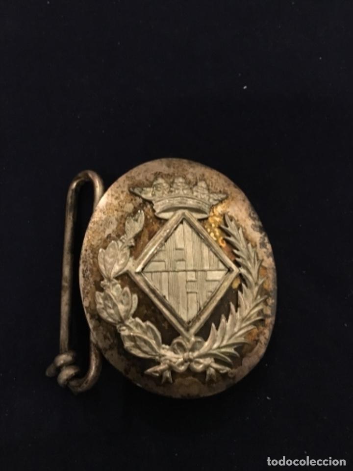 Militaria: Hebilla Gran Gala Policia Municipal Barcelona.