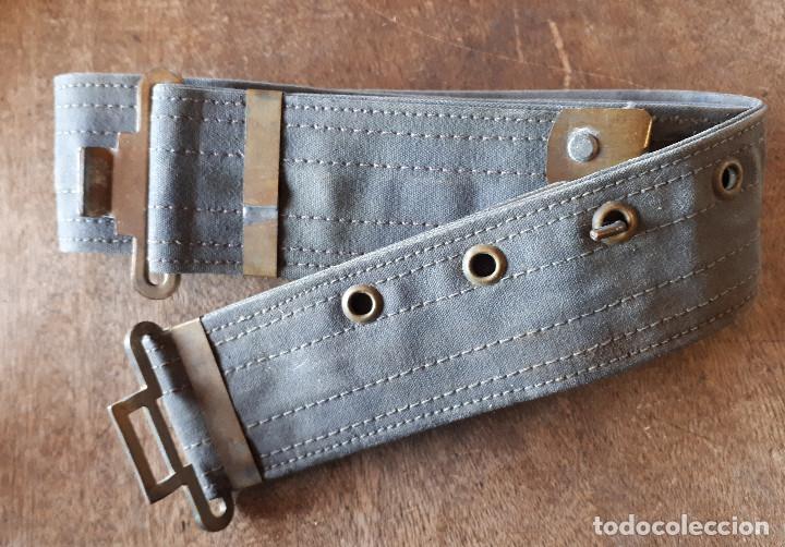 Militaria: Cintur&oacute;n de faena modelo 67, Marina - Foto 1