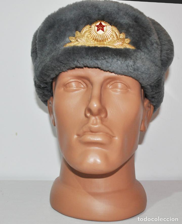 Militaria: Gorra militar rusa de invierno del ejercito .Para policia. URSS .modelo ushanka . - Foto 2 - 151964926