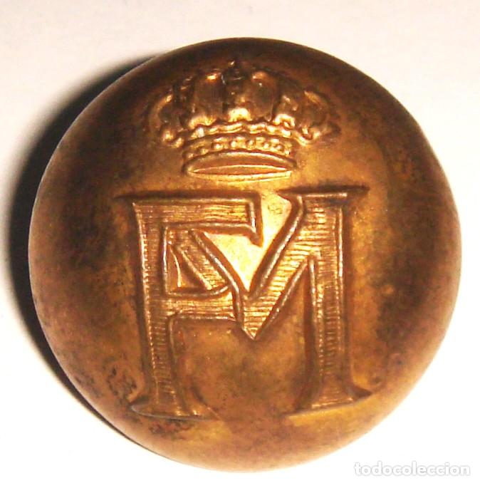 Militaria: boton fabrica de la moneda 1861 - Foto 1