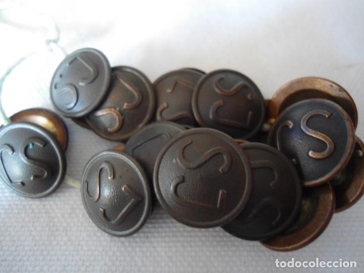 Militaria: LOTE DE 22 BOTONES  (S.J.) - Foto 3