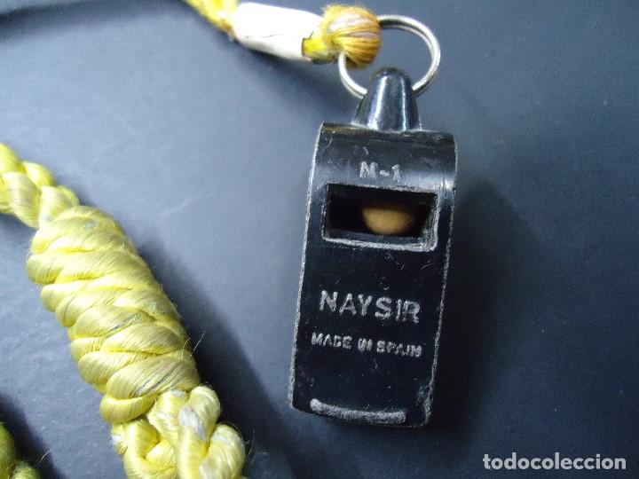 Militaria: Antiguo Silbato con Cordel - Foto 2