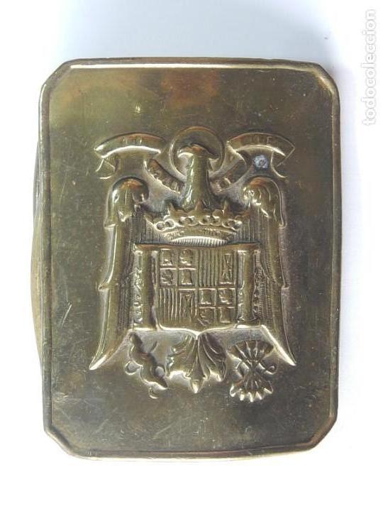 Militaria: Hebilla. Regimiento Guardia de S.E. el Jefe del Estado y General&iacute;simo de los Ej&eacute;rcitos. - Foto 5