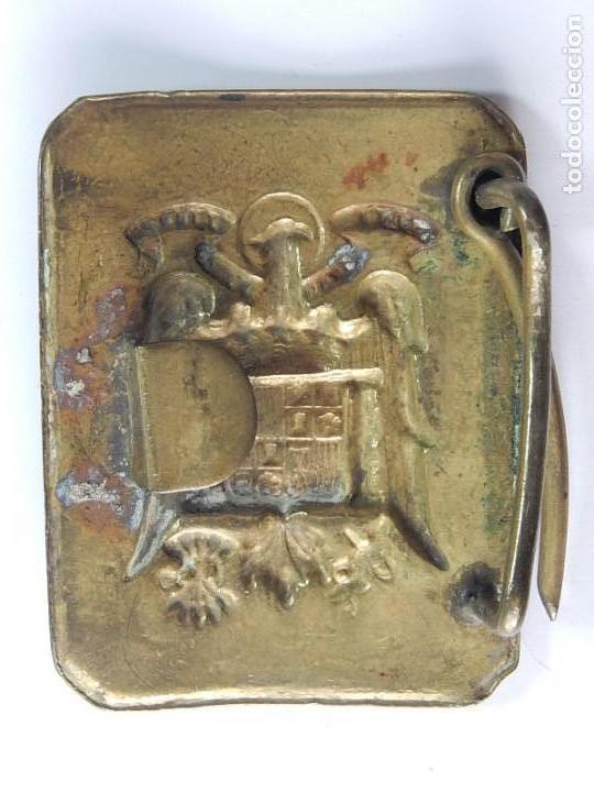 Militaria: Hebilla. Regimiento Guardia de S.E. el Jefe del Estado y General&iacute;simo de los Ej&eacute;rcitos. - Foto 7