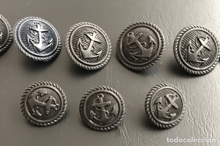 Militaria: LOTE DE BOTONES DE MARINA - Foto 1