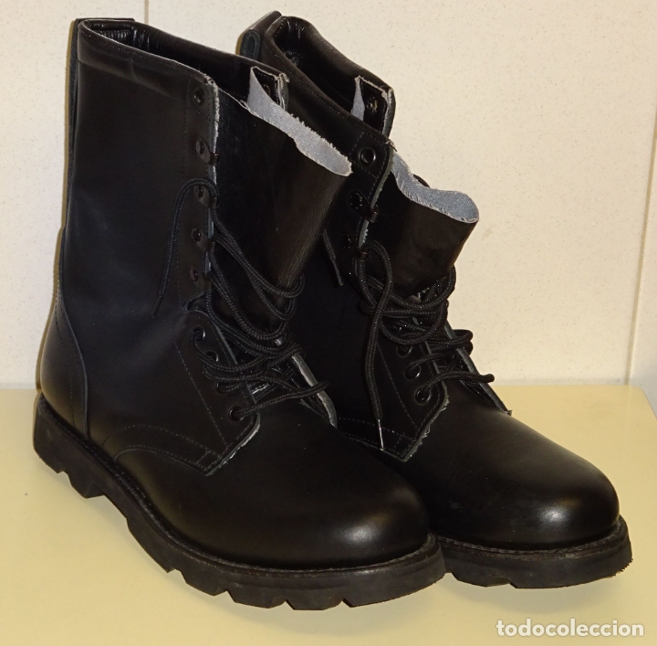 botas militares. ejército español. talla - Antique military boots and military footwear on todocoleccion