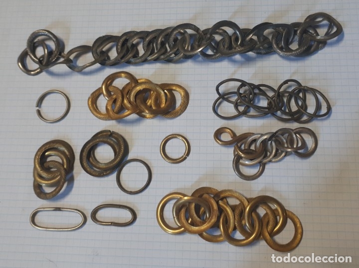 Militaria: Lote de anillas de cascos - Foto 1