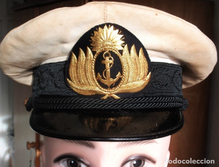 navy dress hat