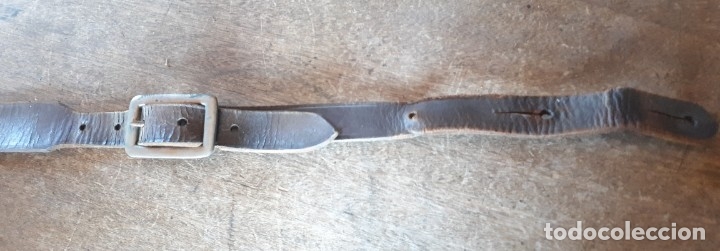 Militaria: Trincha marr&oacute;n, incompleta - Foto 2