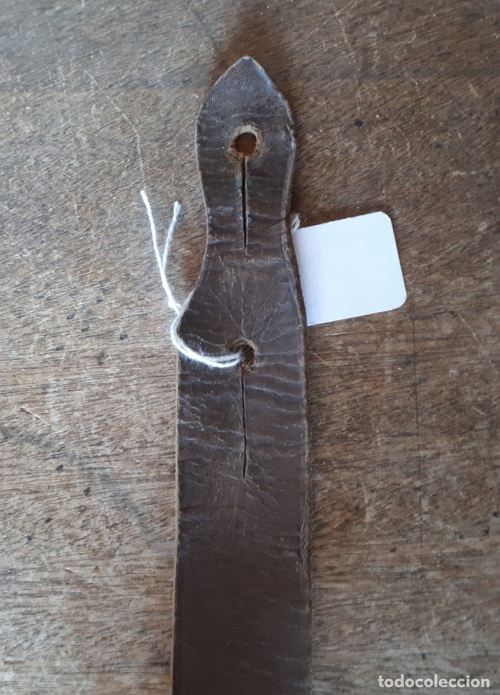 Militaria: Trincha marr&oacute;n, incompleta - Foto 3
