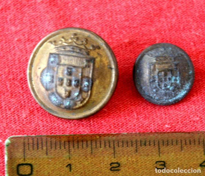 Militaria: 2 BOTONES CEUTA - Foto 1