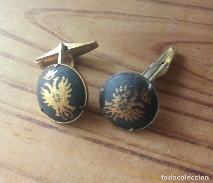 Militaria: GEMELOS DEL EJ&Eacute;RCITO ESPA&Ntilde;OL - &Aacute;GUILA BIC&Eacute;FALA. - Foto 1