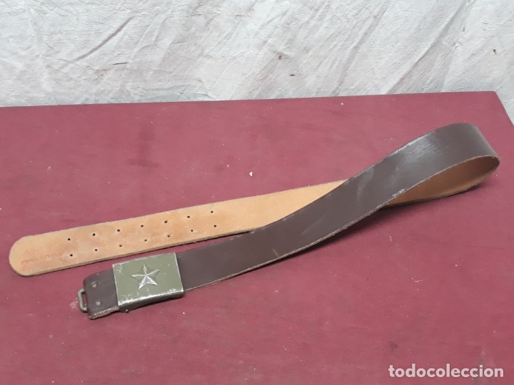 Militaria: CINTURON MILITAR.. ESTRELLA EN HEBILLA.. - Foto 2