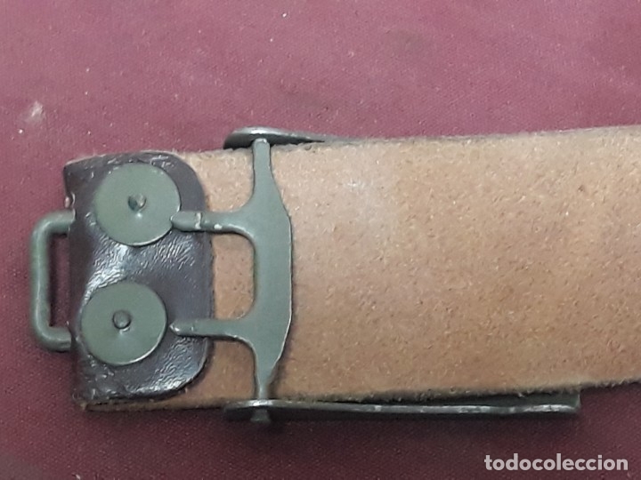 Militaria: CINTURON MILITAR.. ESTRELLA EN HEBILLA.. - Foto 3