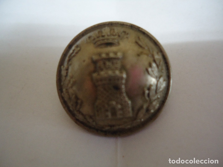 Militaria: BOTON ANTIGUO DE INGENIEROS. --- 5 - Foto 1