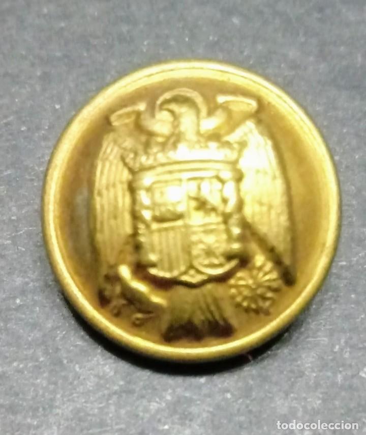 Militaria: Par de botones peque&ntilde;os &eacute;poca de Franco - Foto 4