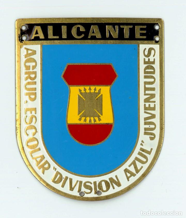 Militaria: DIVISION AZUL. CHAPA DE BRAZO. - Foto 1