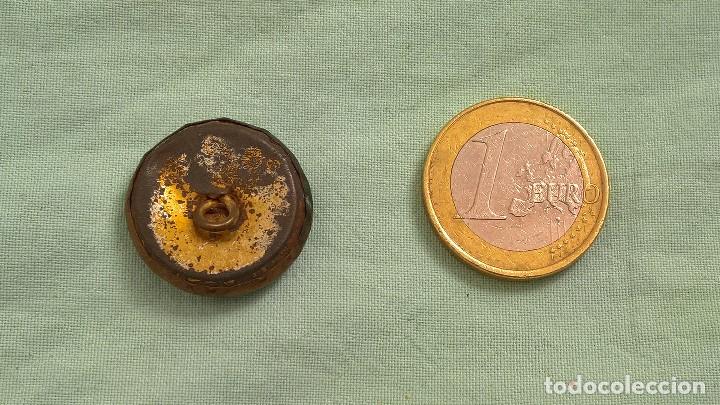 Militaria: Antiguo Boton Flor..metal.. - Foto 2