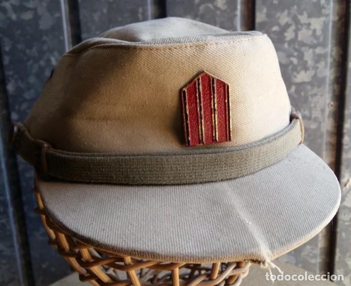 Militaria: Gorra de faena de Cabo, 52 cm de per&iacute;metro interior - Foto 1