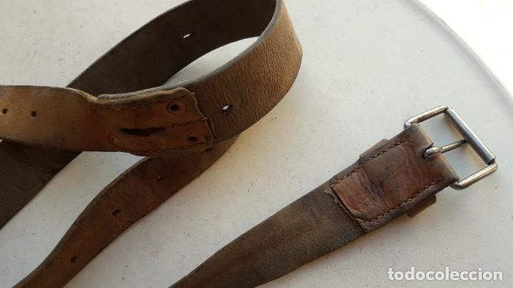 Militaria: Cinto cuero - Foto 2