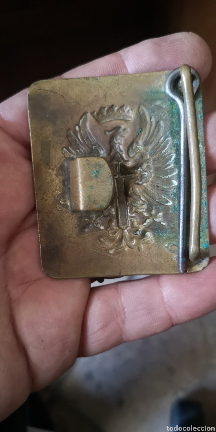 Militaria: Hebilla del Ej&eacute;rcito de Tierra tropa - Foto 2