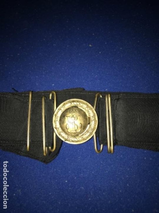 Militaria: CINTUR&Oacute;N DE GALA DE LA MARINA ARMADA COMPLETO - Foto 4