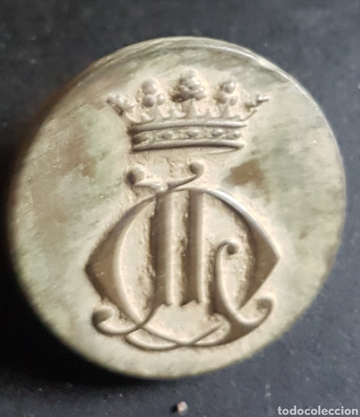 Militaria: Raro boton nobiliario - Foto 1