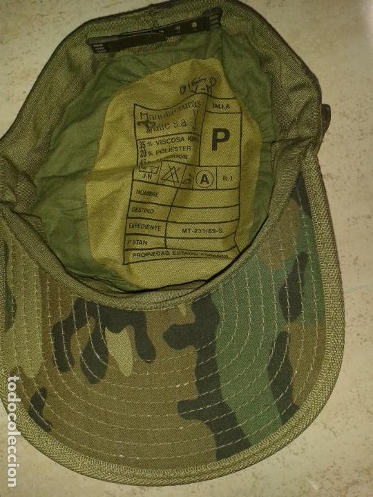 Militaria: GORRA MILITAR,TALLA P. - Foto 2
