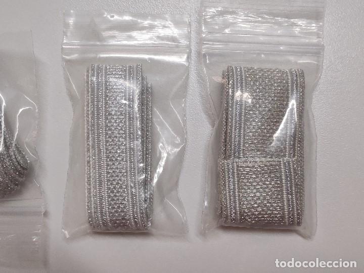 Militaria: CUATRO CINTAS COLOR PLATA - Foto 2
