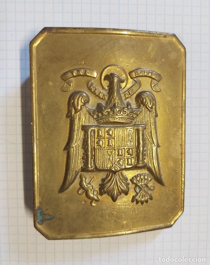 Militaria: Hebilla escolta de Franco - Foto 1