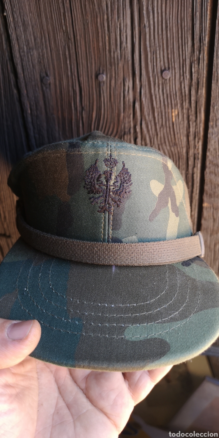Militaria: Gorra de faena del ej&eacute;rcito espa&ntilde;ol - Foto 1
