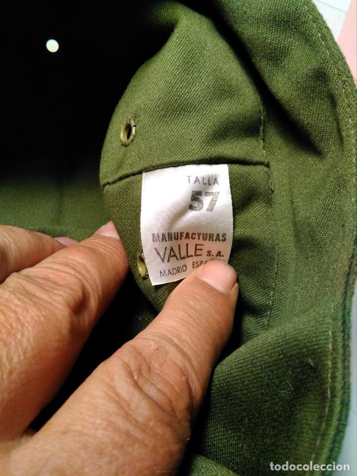 Militaria: GORRA INVIERNO CON OREJERAS EJ&Eacute;RCITO ESPA&Ntilde;OL TIERRA - Foto 5