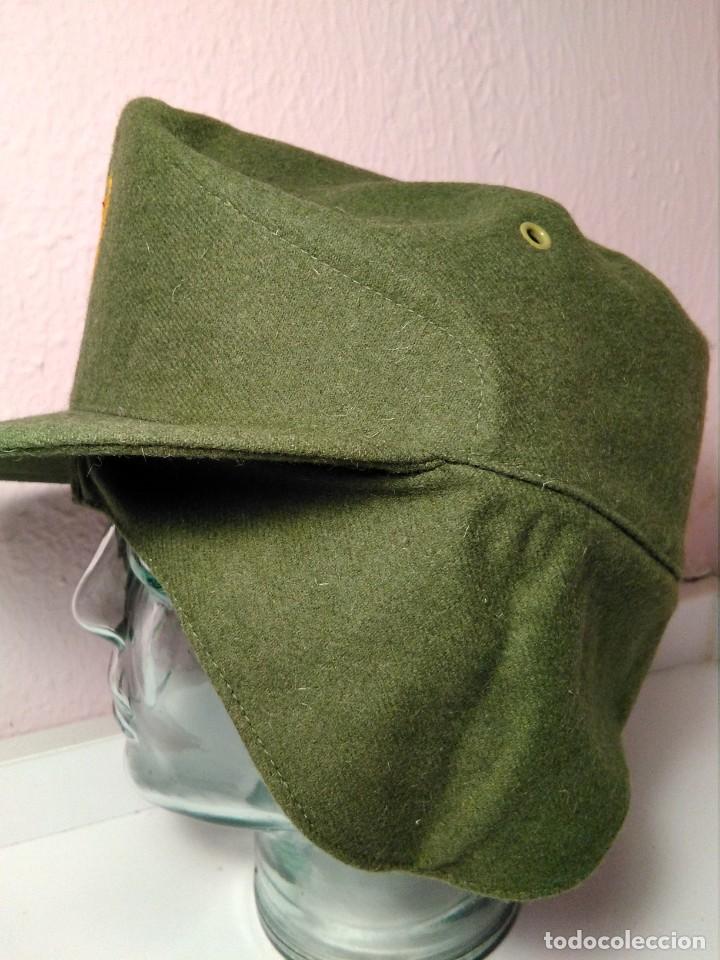 Militaria: GORRA INVIERNO CON OREJERAS EJ&Eacute;RCITO ESPA&Ntilde;OL TIERRA - Foto 6