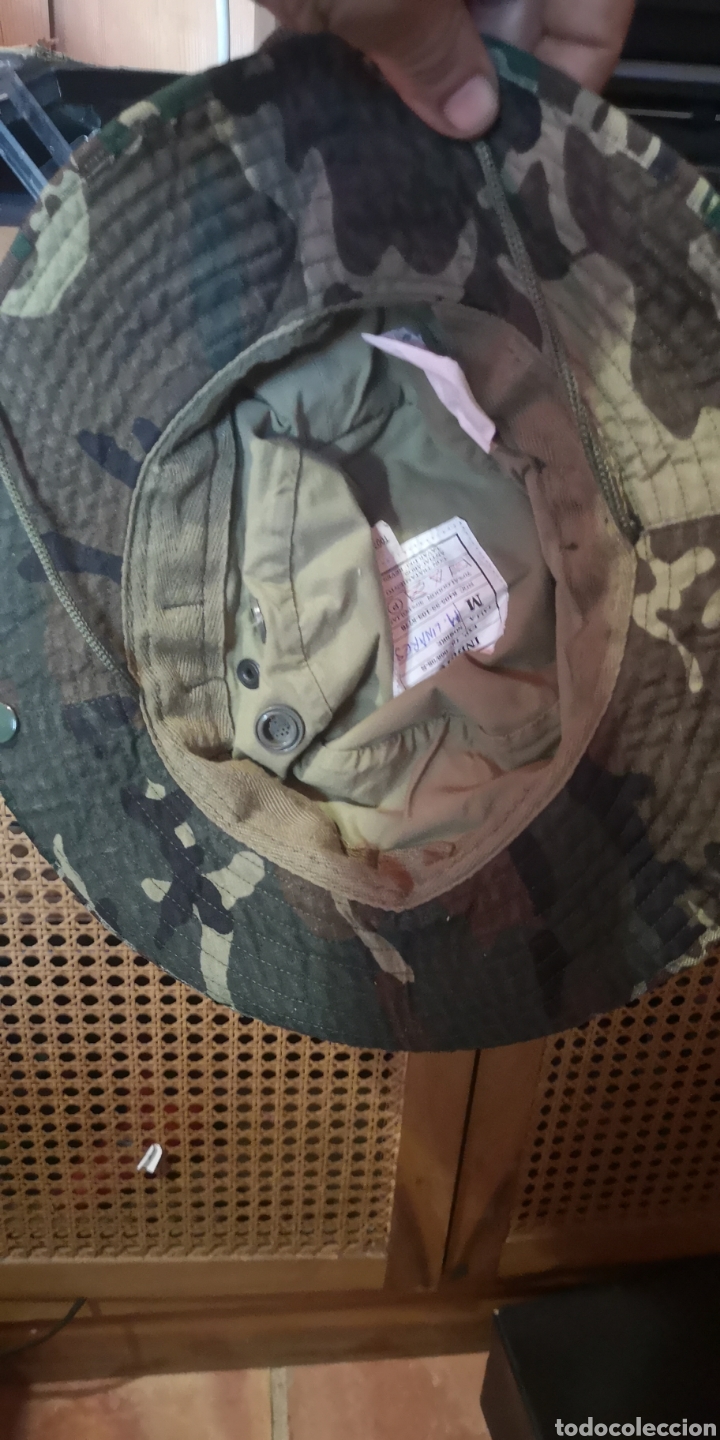 Militaria: Gorro de faena de camuflaje del ej&eacute;rcito espa&ntilde;ol - Foto 3