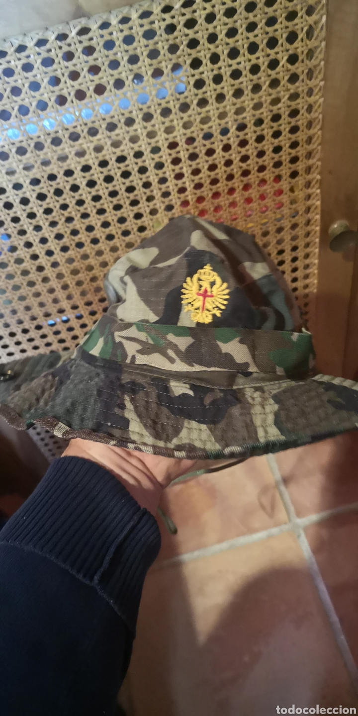 Militaria: Gorro de faena de camuflaje del ej&eacute;rcito espa&ntilde;ol - Foto 1