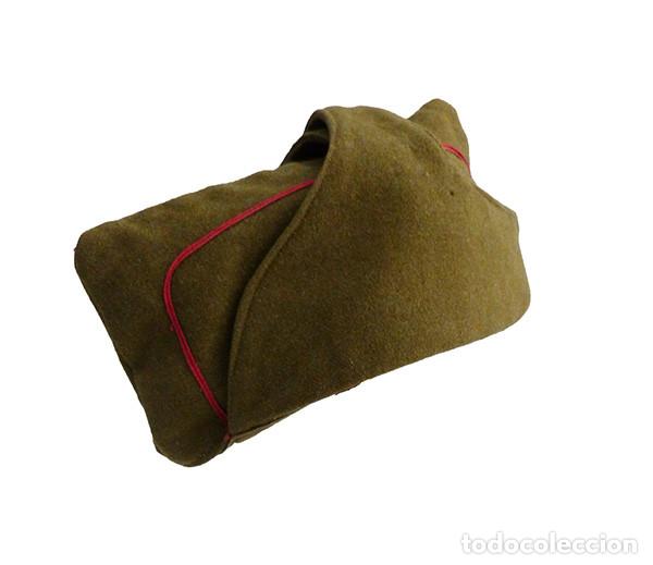 Militaria: Gorrillo cuartelero ej&eacute;rcito espa&ntilde;ol reglamento del 43 - Foto 2