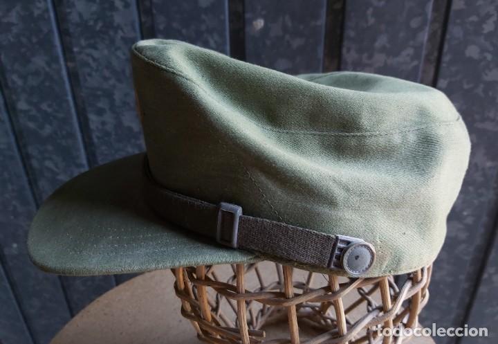 Militaria: Gorra de faena a&ntilde;os 80 - Foto 2
