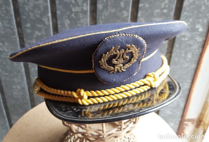 Militaria: Gorra de plato de m&uacute;sico - Foto 1