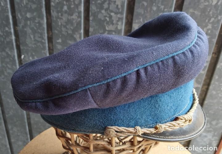 Militaria: Gorra de plato, botones con estrellas - Foto 2
